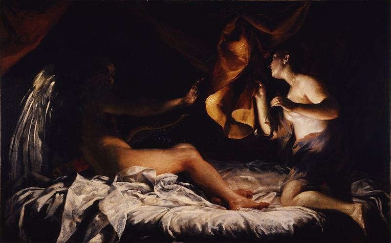 Giuseppe Maria Crespi Cupid and Psyche oil painting image